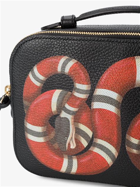 gucci black disco bag|Gucci bag with snake buckle.